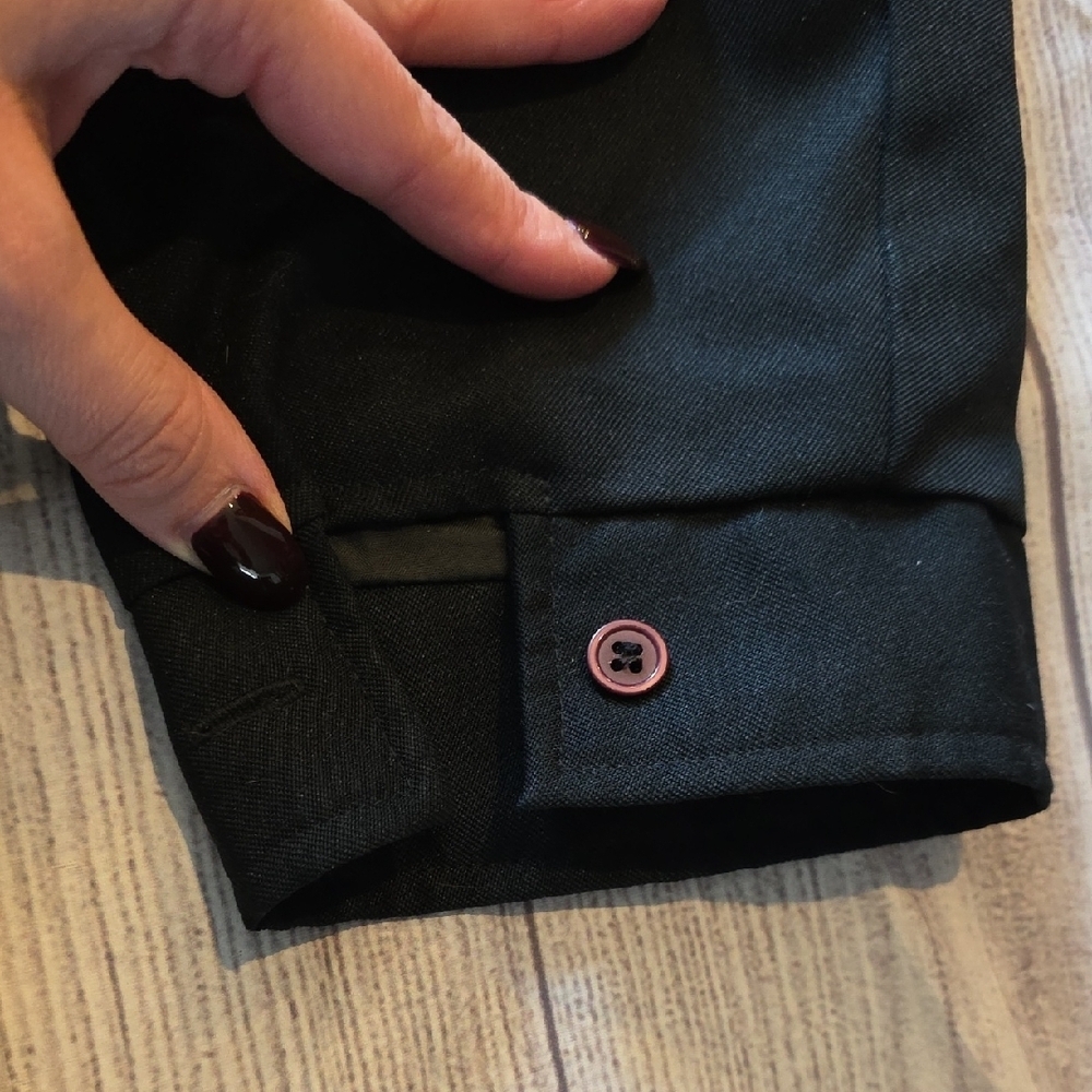 Burnside Men's Black Lightweight Shirt Jacket - Picture 3 of 6